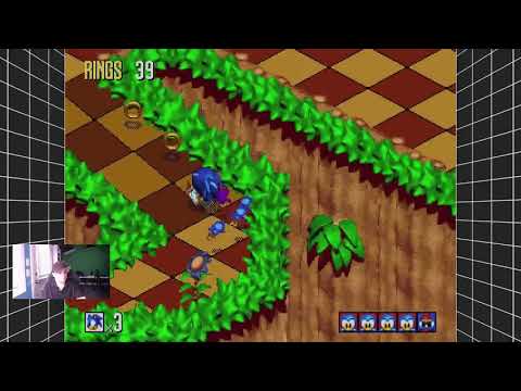 Sonic 3D Blast (1996) Part 1 [Sega Genesis] Live Stream!
