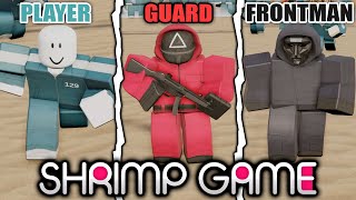 Shrimp Game - Playing as Player, Guard and the Frontman - (All Games) | Roblox