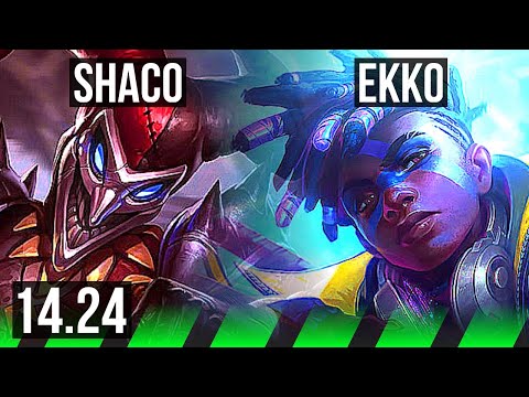 SHACO vs EKKO (JGL) | KR Master | 14.24