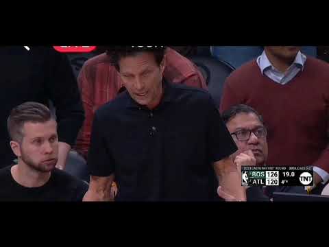 Wild Ending Game 6  last 2 minutes hawks vs boston #bostoncelticswin