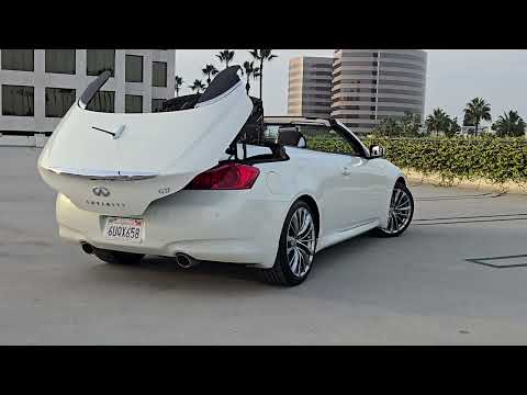 2012 G37 Convertible Top Operation 