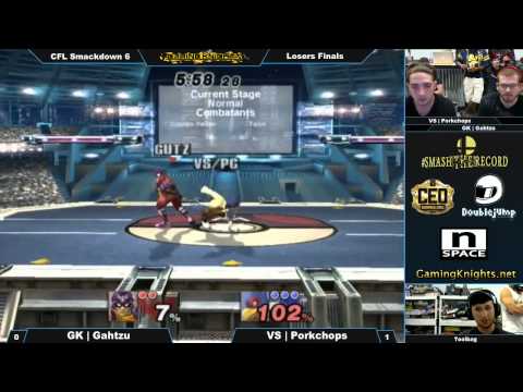 CFL Smackdown 10/25 - GK Gahtzu vs VS Porkchops - PM Losers Semis
