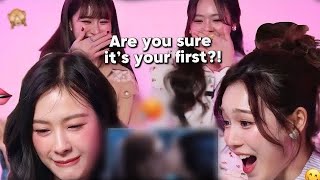 Download lagu Milk & Love Reacts to their 1st Kissing Scene on screen mp3 Download lagu Milk & Love Reacts to their 1st Kissing Scene on screen mp3