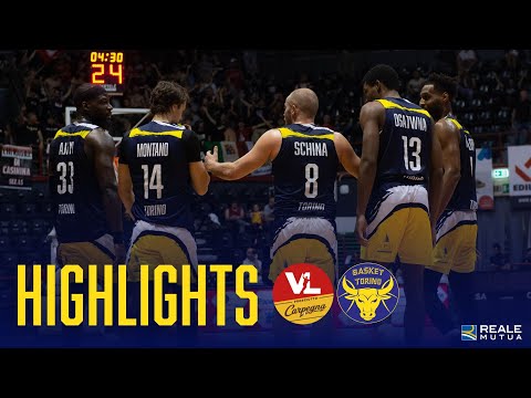 Highlights: Carpegna Prosciutto Basket Pesaro - Reale Mutua Torino 85-72 | Play-In | Primo Turno
