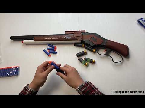 M1887 Winchester Soft Bullet Shotgun Unbox and Demo 2022 - Does it Work？