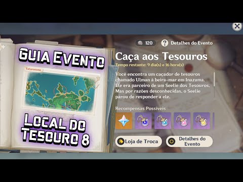 Guia Caça aos Tesouro : Local do Tesouro 8 - Genshin Impact