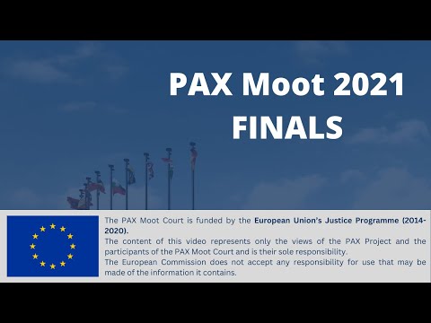 Pax Moot 2021 - Finals