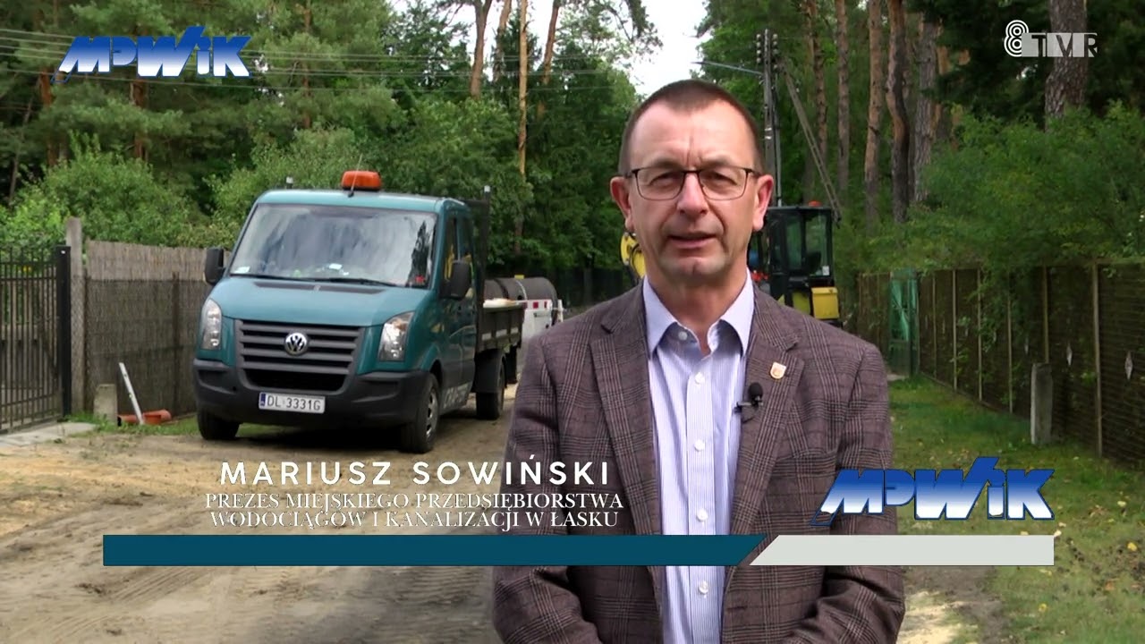 MPWiK w Łasku | Rozmowa z prezesem Mariuszem Sowińskim o konserwacji i przyłączeniach