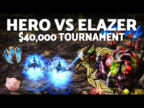 HERO vs ELAZER: Archon Drop?! | $40,000 Master's Coliseum Group B (Bo3 PvZ) - StarCraft 2