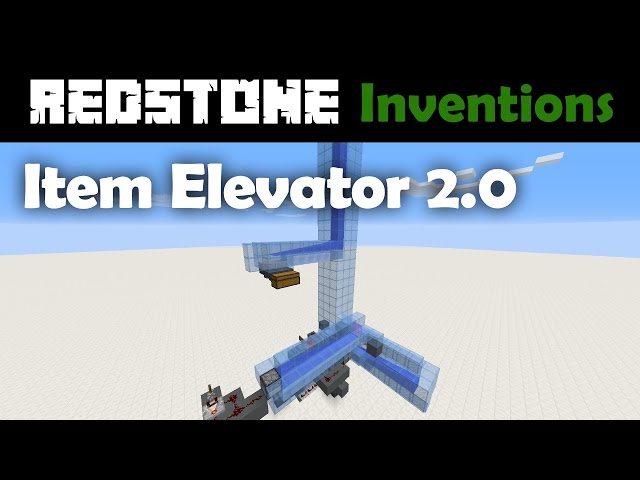 Working Item Elevator for Minecraft 1.9 (15w39c+) Minecraft Map