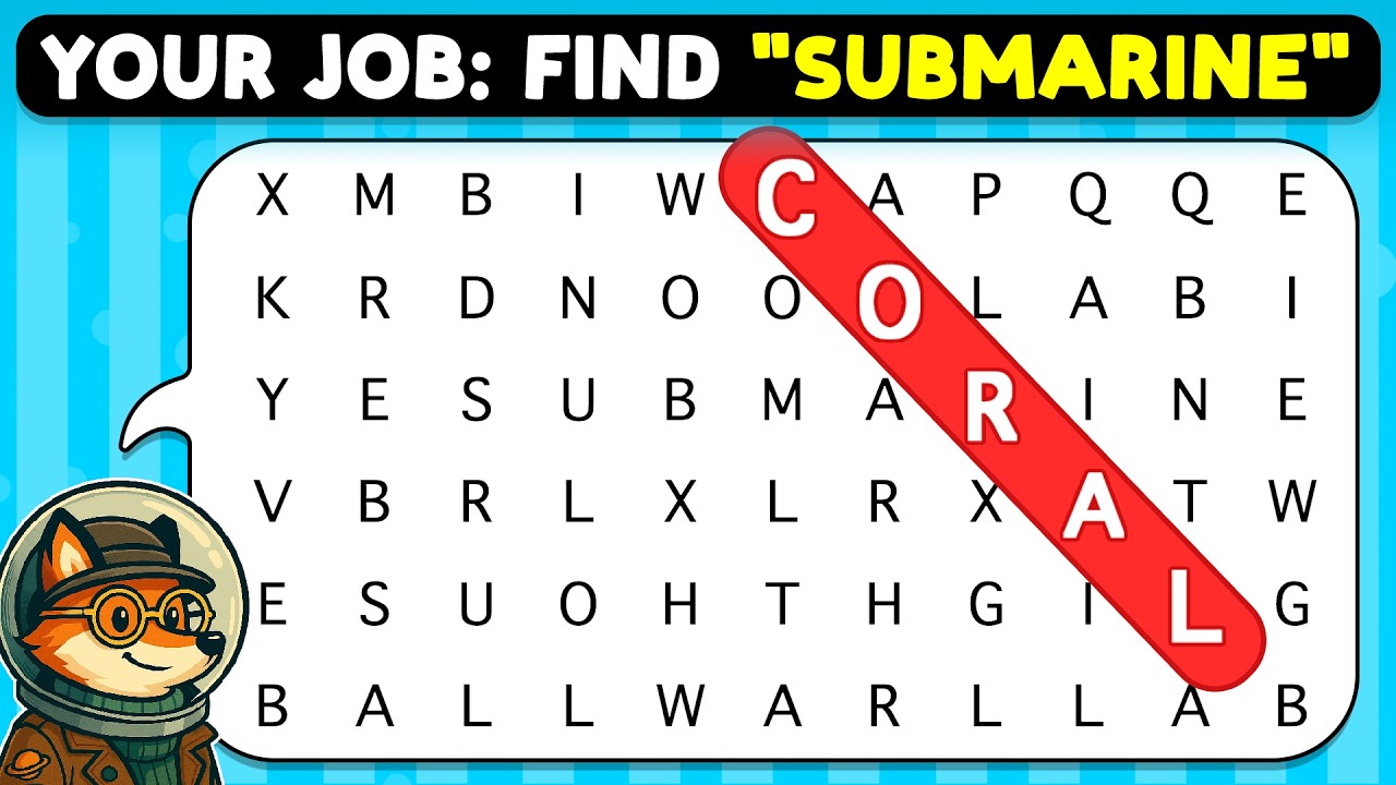 🦊🔍 Word Search Puzzle | Categories: Food Legend Summer 🔎🦊 | Word Search Game