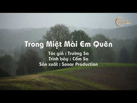 Trong miệt mài em quên Sheet - Cẩm Sa