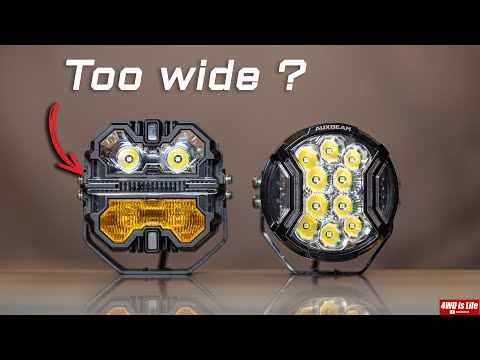 MaxPeedingRods Offroad Lights vs Auxbeam V-Ultra - Offroad LED Lights Comparison