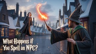 What Happens When You Spell NPCs in Hogsmeade? | Hogwarts Legacy