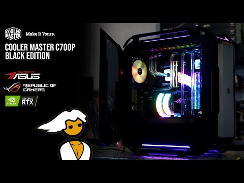 Cooler Master C700P Black Edition Gaming PC Custom Liquid Cooling - Intel i9 10900KA, ROG RTX 3090