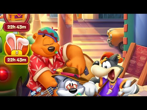 Toon Blast Level 8180.......... Hammer and Ads. Hard Level.