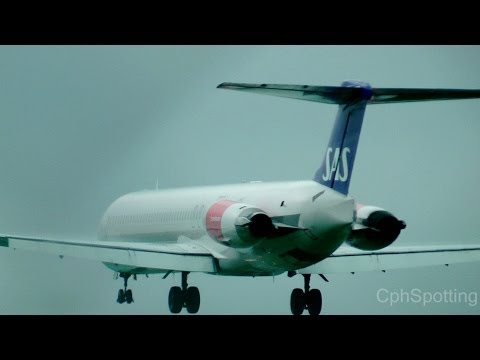 Last SAS McDonnell Douglas MD-80 Commercial Flight Lands at CPH [HD]