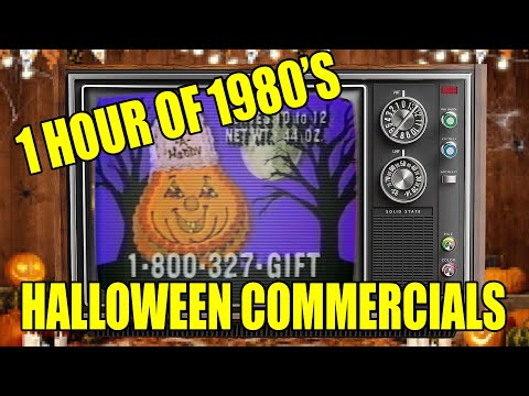 1 hour of 1980s Halloween themed Commercials