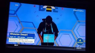 Epic Moment! Scripps National Spelling Bee 2017