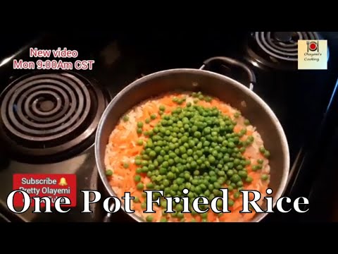 Nigerian Fried Rice | Easy One - Pot Meal | #Olayemi's_Cooking