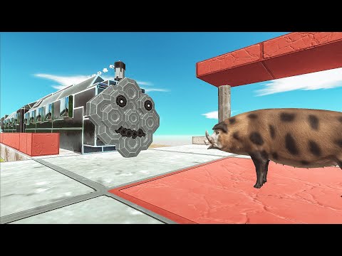 Train Thomas VS All Units | Animal Revolt Battle Simulator