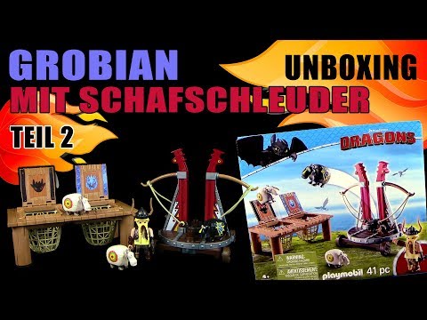Playmobil ® Dragons - Grobian mit Schafschleuder - Teil 2 - Unboxing & Review