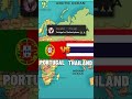PORTUGAL VS THAILAND Shorts Viral