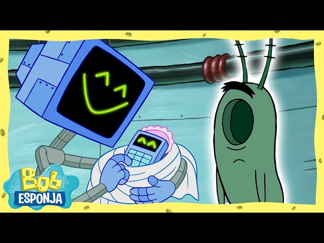 Karen y Plancton tienen un bebé | Bob Esponja en Español SDDEFAULT Thumbnail