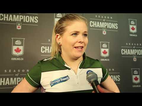 2019 Scotties Tournament of Hearts - Media Scrum - Draw 8