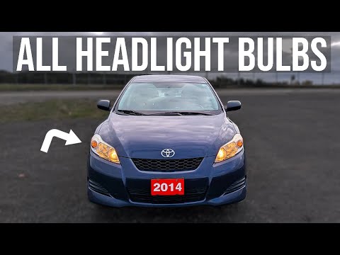 How to Replace Headlight Bulbs - Toyota Matrix (2009-2014)
