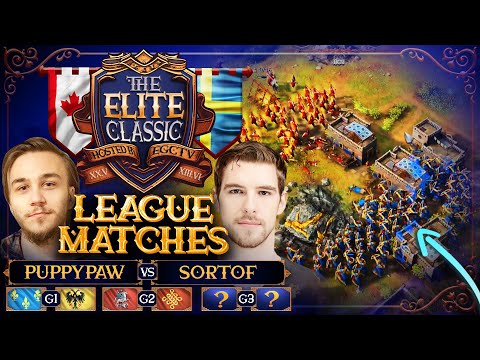 The Elite Classic: Puppypaw vs SortOf, Round Robin Bo3 | Age Of Empires 4