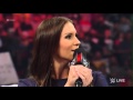 Stephanie Mcmahon gets kicked out of raw By shane mcmahon