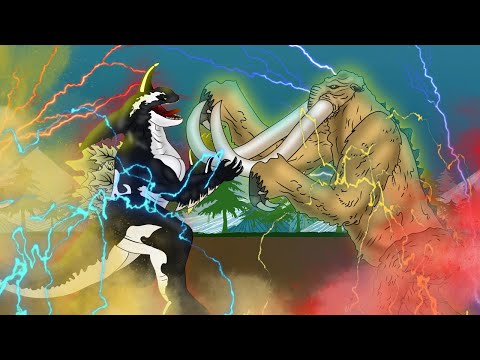 мамонт |ORCA Shark GODZILLA Pk Titanus Behemoth| EPIC BATTLE!!