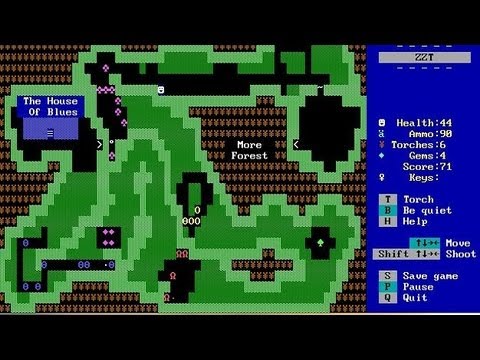 ZZT - Tim Sweeney 1991 MS-DOS Review ITA by Magicolo 2013