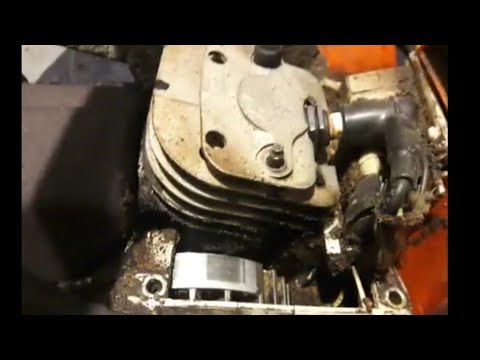 Zalewa Ci się piła ? Powinieneś to zobaczyć. Regulacja gaźnika piły Stihl