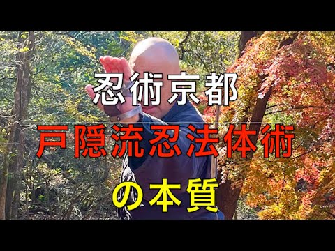 忍術京都 🇯🇵 戸隠流忍法体術の本質：天地人の原理に基づく基本技法 ― 当て身技・逆技・投げ技・縄術 ― 身体の自然と呼吸の調和、そして生命エネルギー「気」の活用