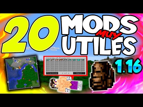 TOP 20 VERY USEFUL MODS you SHOULD HAVE for MINECRAFT 1.16.4,1.16.3,1.15.2,1.12.2|Indispensable