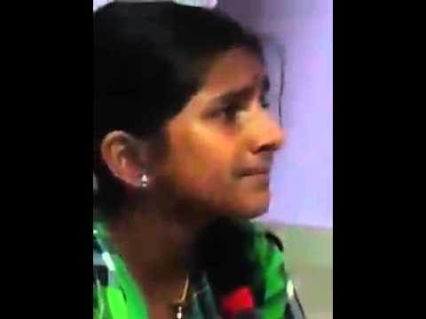 Poor girl has good gifted voice