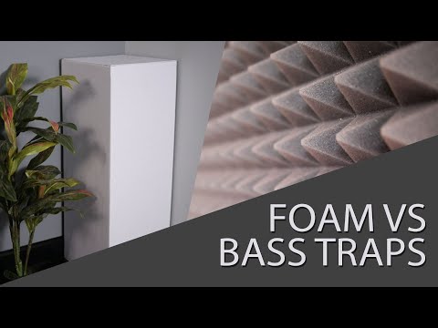 GIK 244 Bass Traps vs Foam bass traps with REW measurements!