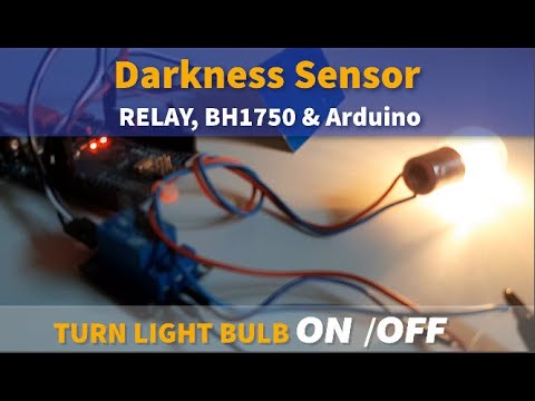 salat Proportional grænse Darkness Sensor and Relay to Turn the 12V Light Bulb ON/OFF Using BH1750 &  Arduino : 6 Steps - Instructables