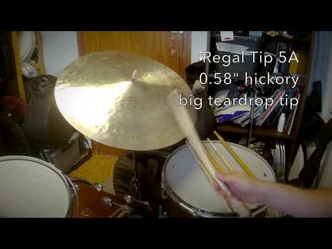 8 DIFFERENT STICKS ON THE SAME CYMBAL