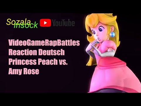 VideoGameRapBattles Reaction Princess Peach vs. Amy Rose (Deutsch)(Gervtuber)