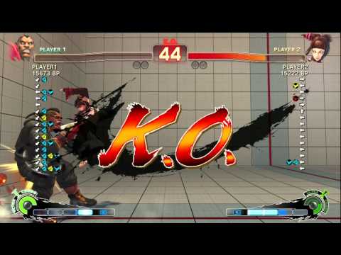 J RO5E [Juri] vs Player1 [Balrog] SSF4 Ranked Matches - Xbox Live - TRUE-HD