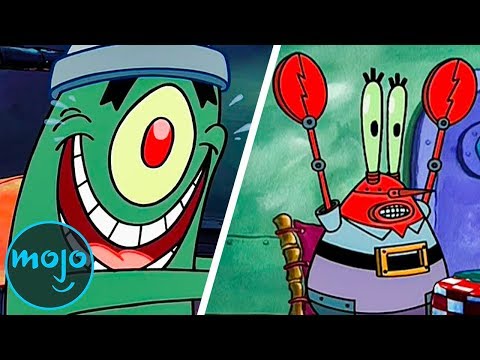 Top 10 Evil Plans By Plankton From SpongeBob Squarepants Video