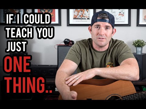 The MOST IMPORTANT THING I COULD EVER TEACH YOU is this..