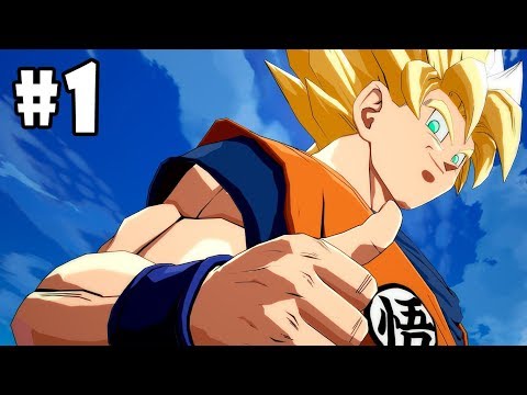 Dragon Ball FighterZ - Walkthrough - Part 1 - Super Warrior Arc Chapter 1 (PS4 HD) [1080p60FPS]