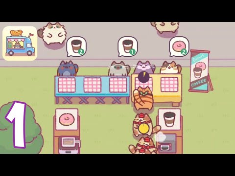 Cat Snack Bar - Gameplay Walkthrough Part 1 - Tutorial (iOs, Android) - YouTube