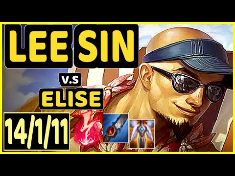 NJI (LEE SIN) vs ELISE - 14/1/11 KDA JUNGLE CHALLENGER GAMEPLAY - EUW