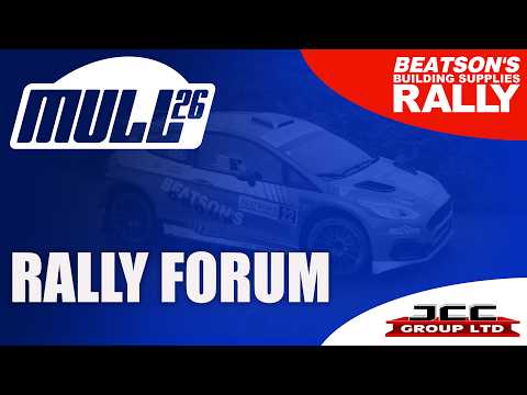Beatson's Building Supplies Mull 26 Pre-Rally Forum