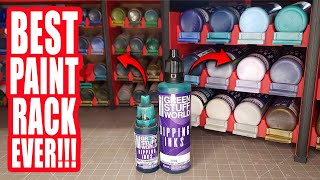 Paint Rack Genius - Expands as You Grow Your Collection
